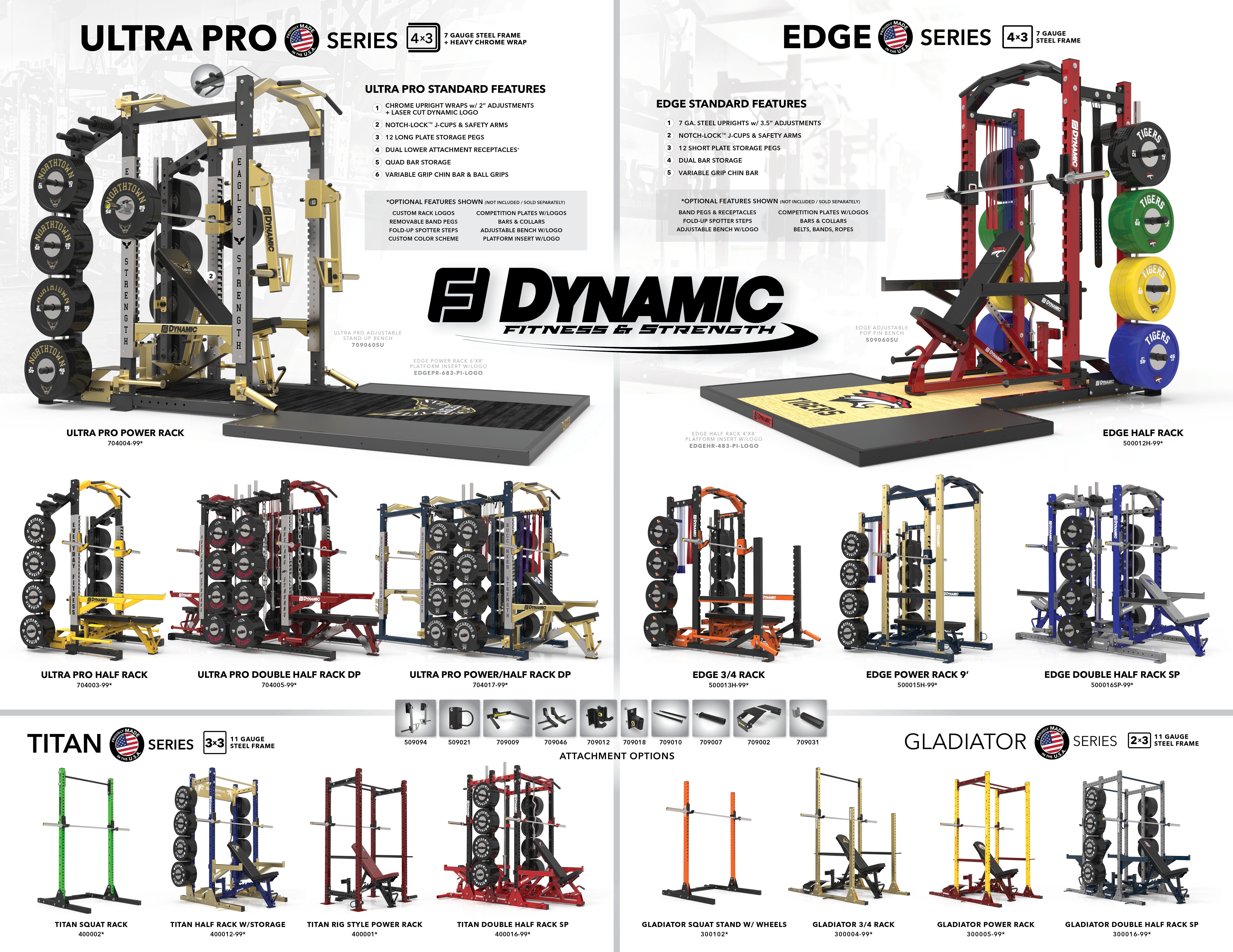 Fold-Out Strength Equipment Brochure