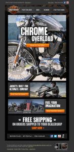 Harley Davidson HTML Email Campaign
