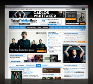 Today’s Christian Music Website Redesign