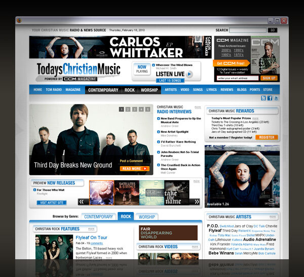 Christian Music Website