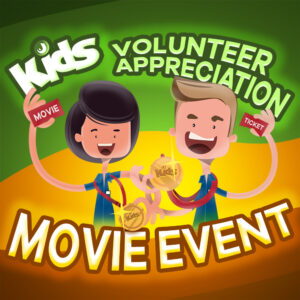 Volunteer Appreciation Movie Event Promo Slide