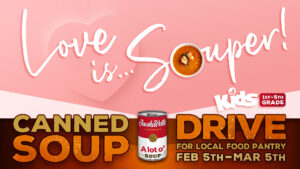 Canned Soup Drive Promo Slide